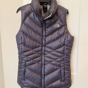 The North Face Women's Metallic Purple Quilted Down Vest